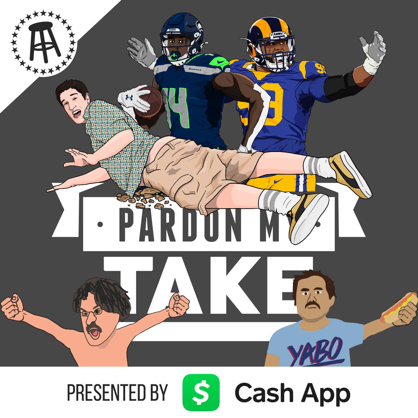 Jason Biggs, DK Metcalf and Aaron Donald, And An Old School Skype Show